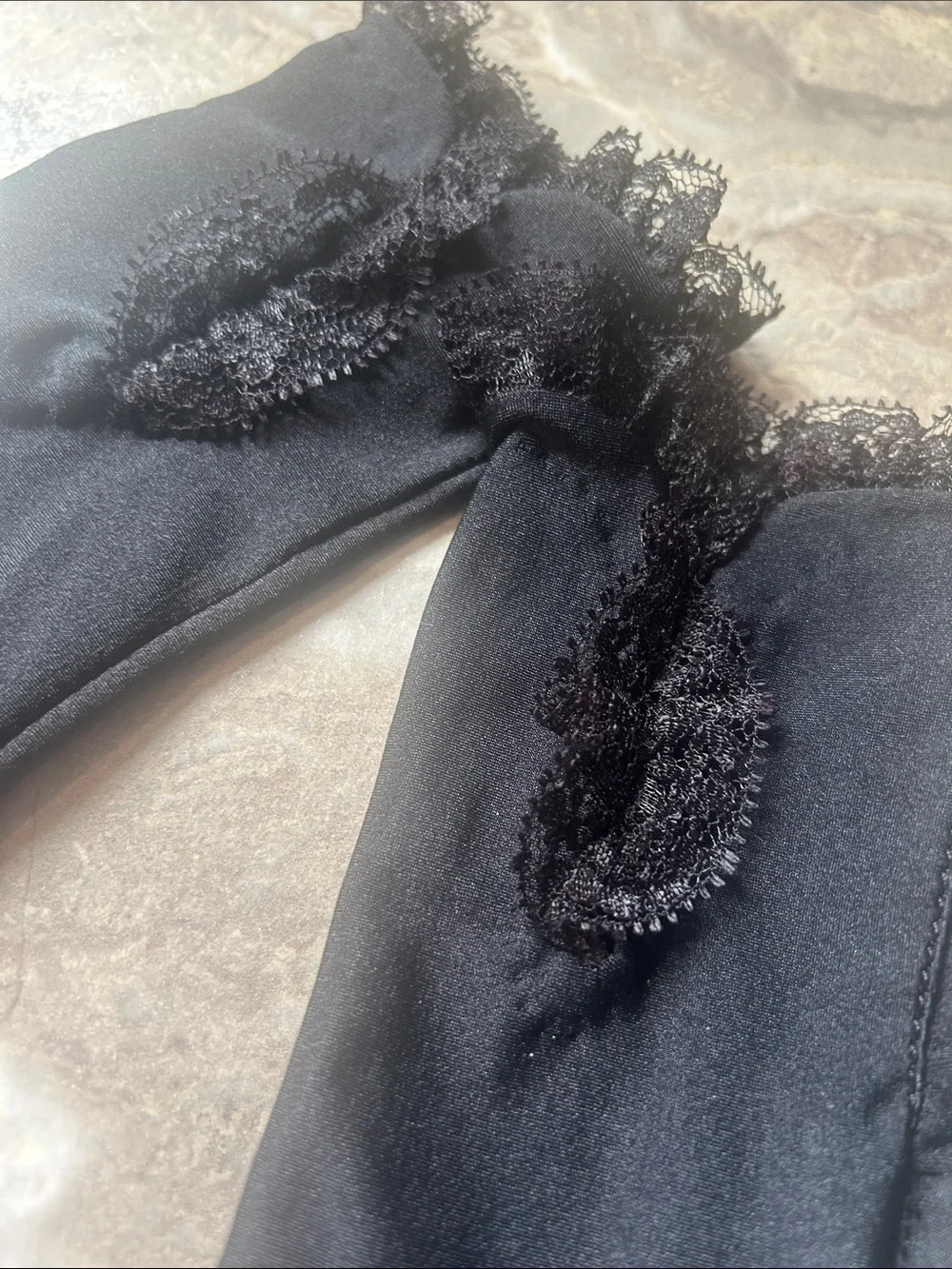 Vintage Isotoner By ARIS   Lace-Trim Evening Gloves - Women Accessories - Picture 3 of 7